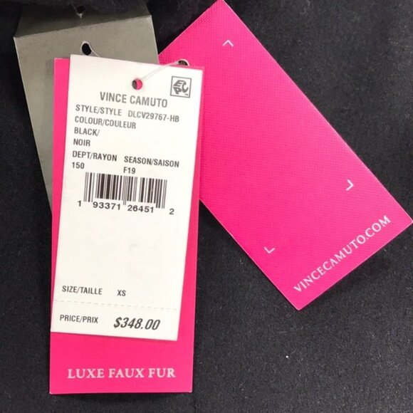 Vince Camuto Faux Fur Trim Belted Wrap Coat - Picture 8 of 8